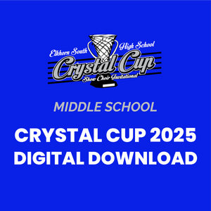 Crystal Cup 2025 - Middle School Competition | Select Your Group! Digital Download