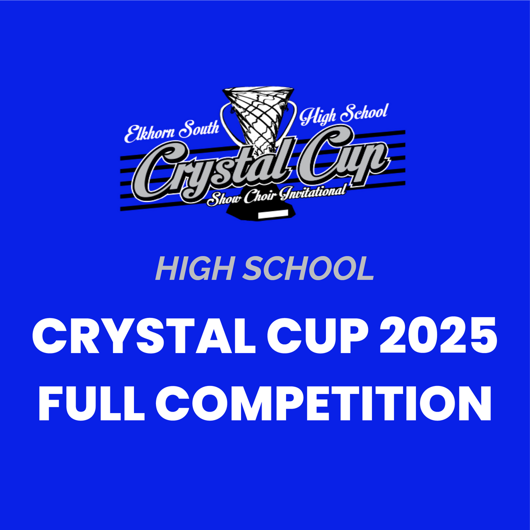 Crystal Cup 2025 | High School Competition (Saturday) on BLU-RAY, DVD, or USB