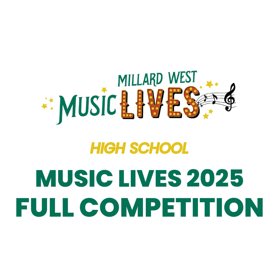 Music Lives 2025 | Full High School Competition (Saturday) on BLU-RAY, DVD, or USB